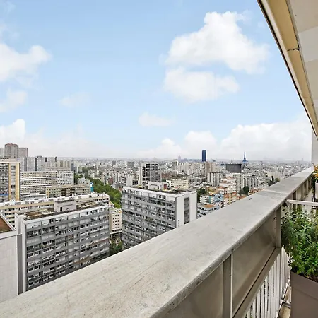 Bright With Balcony - 2p- Eiffel Tower View