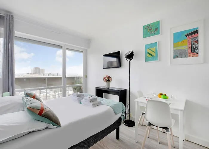 Apartamento Bright With Balcony - 2p- Eiffel Tower View Paris